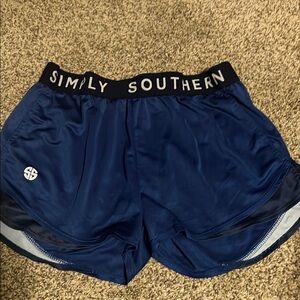 Simply Southern Navy Athletic Shorts